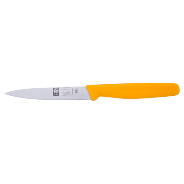 Icel Paring knive 4'' straight Yellow