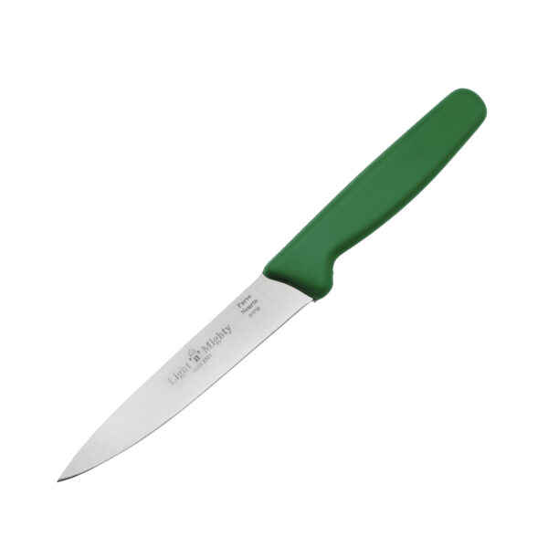 GREEN LRG Utility Knife, PARVE, Straight point tip. 14cm
