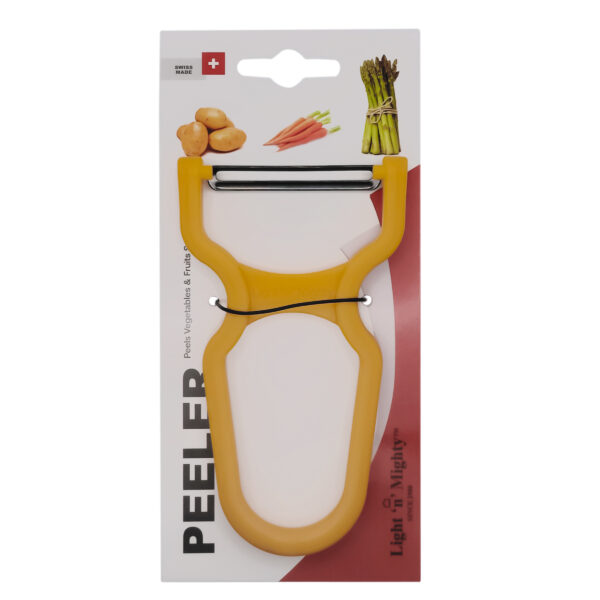 Swift Peeler, Super Grip, Swiss Blade, Yellow Handle.
